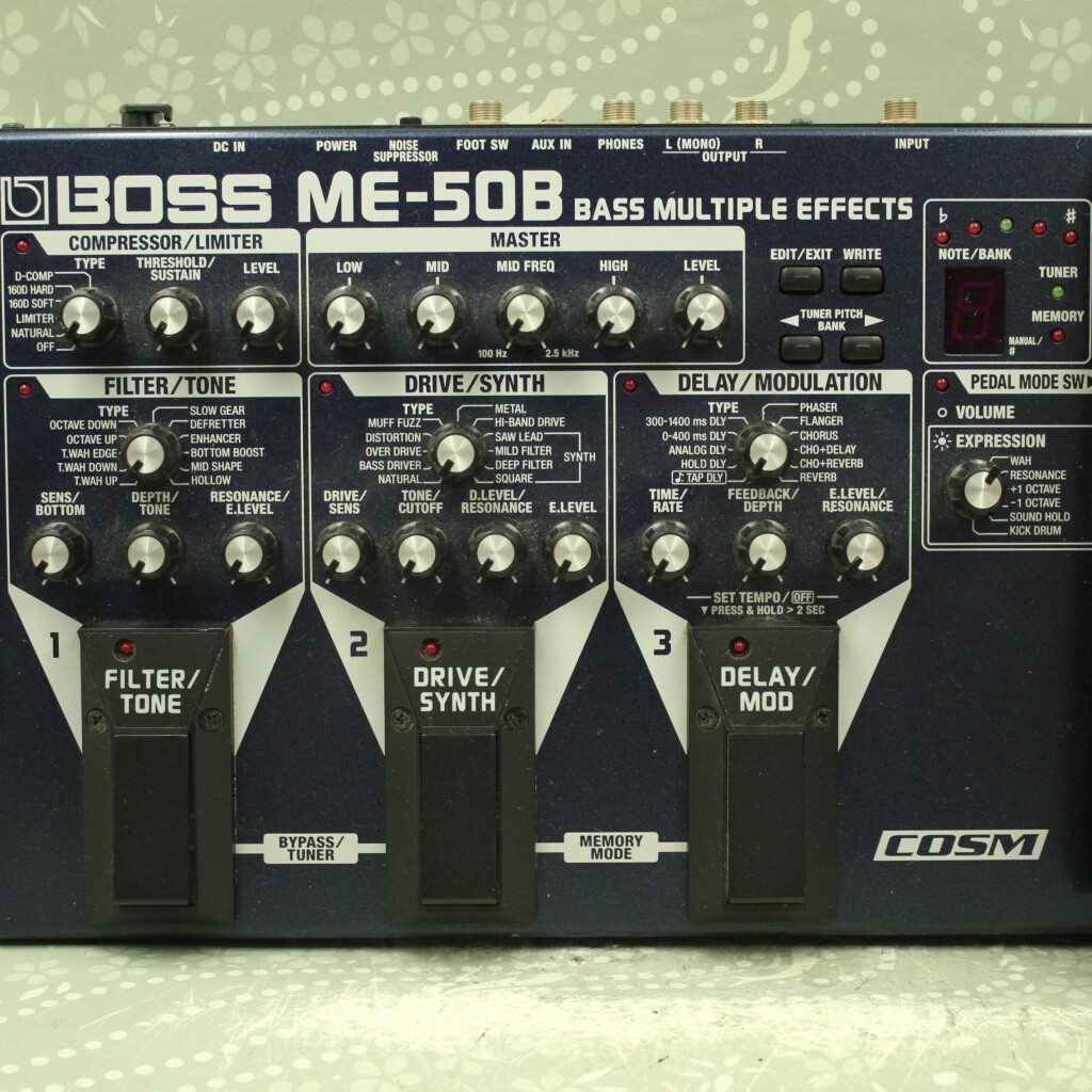 Boss Me 50b Multi Effects Guitar Effect Pedal For Sale Online Ebay