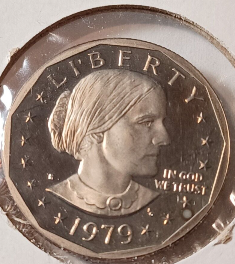 1979 S Susan B Anthony Dollar, Filled Mint Mark. | eBay