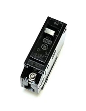 GE TYPE THQL, Circuit Breaker, 20A, 120/240VAC, 1-Pole, SWD HACR TYPE 