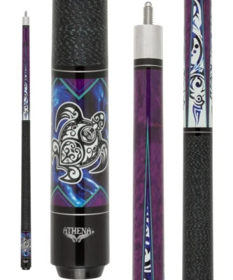Athena ATH54 Tribal Design and Turtle Pool Cue