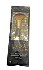 Laura Geller Makeup Brush Dual-Ended BLUSH + BRONZER Brush Cheek (NEW)