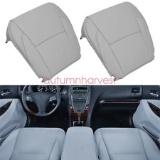 For 2007-2012 Lexus ES350 Both Side Perforated Bottom Seat Cover Leather Gray
