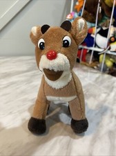 Rudolph The Red-Nosed Reindeer Christmas Stuffed Animal Prestige Vintage