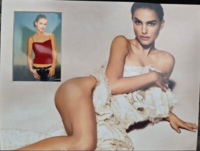 NATALIE PORTMAN signiertes 16 x 12 Foto Display STAR WARS & LEON COA