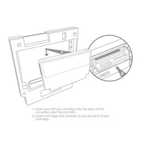 Hyperkin "HyperConvert 83" 60-Pin (Famicom) to 72-Pin (NES) Cartridge Adapter