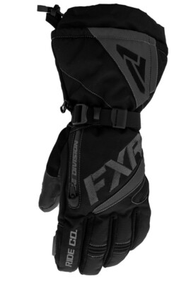 FXR Women's Fusion Snowmobile Gloves Black & Charcoal  XS S M L XL  220833-1008