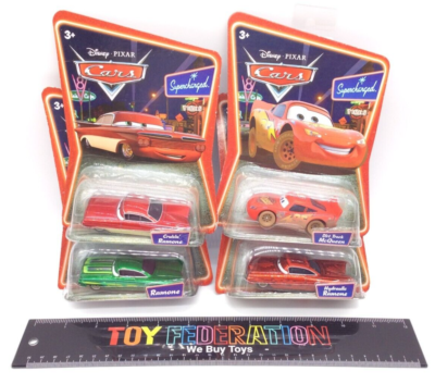 Disney Cars SUPERCHARGED: RAMONE, DIRT TRACK MCQUEEN, CRUISIN