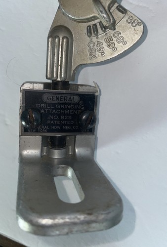 Vintage General Hardware n. 825 trapano smerigliatrice attacco utensile made in USA - Foto 2 di 10