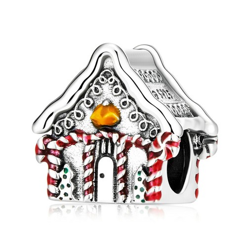 Fashion Bisaer 925 Sterling Silver Snowflake & Christmas Bead Charm Fit Bracelet - Picture 60 of 180