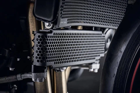 Triumph Speed Triple S RS 2016 - 2020 Radiator & Oil Cooler Guard Set Evotech Foto 3 de 4