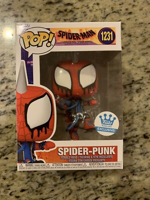 Funko #1231 Spider Punk Funko Store Exclusive W/ Soft Protector | eBay