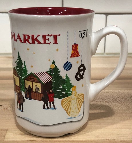 Christkindlmarket White Red Mug Nutcracker Chicago Christmas Christkindl No Year - Picture 4 of 7