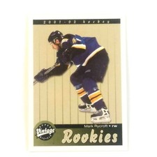 Mark Rycroft Rookie Card 2001-02 Upper Deck Vintage #296. rookie card picture