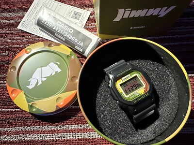 CASIO G-Shock Suzuki Jimny 🦏 collab DW5600 Limited edition CASIO G-Shock Suzuki Jimny 🦏 collab DW5600 Limited edition
