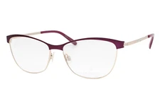 Inface IF8448 3521 Purple Gold Unisex Adults Eyeglasses 53-14-135 W/Case