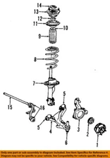 CHRYSLER OEM 91-95 Caravan Front Suspension Suspension Components-Strut 4743642
