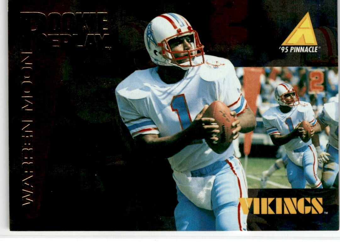 Warren Moon 1995 Pinnacle Rookie Replay Football Card #179 | eBay