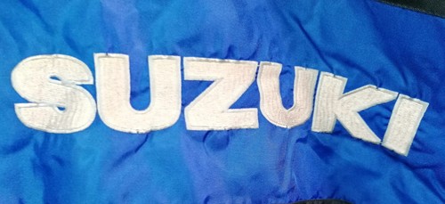 Vintage 1980s Bike Style Suzuki Motorcycles Bomber Jacket - XXL (estimated) - Bild 6 von 14