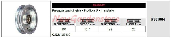 Flaschenzug Spannrolle Murray AufsitzmäHer RasenmäHer R301064-image