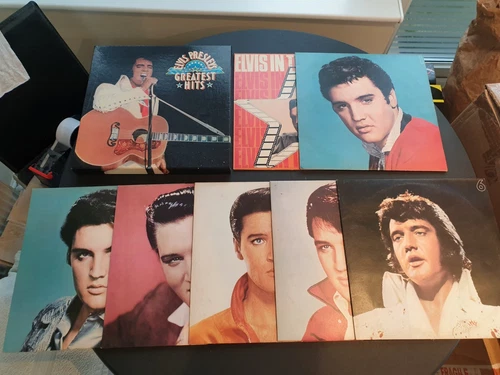 ELVIS PRESLEY - GREATEST HITS 1975 UK PRESS 7 X 12" VINYL RECORD BOX SET