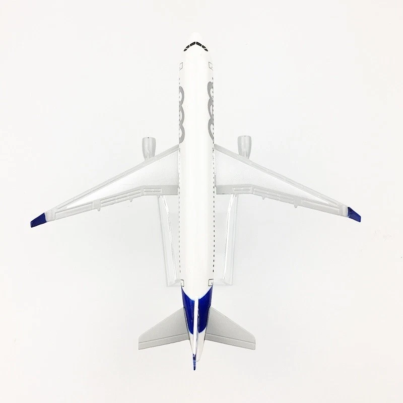 1:400 Modello Aereo in Lega Diecast Collezione Regalo 16cm Airbus A320 Prototipo - Immagine 4 di 4
