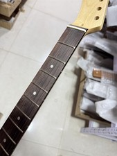 Matte New Left Hand 22Fret Maple Electric Guitar neck DIY Rosewood part
