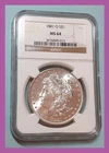 1881 O Morgan Dollar $1 - NGC MS64 ( Includes Video)