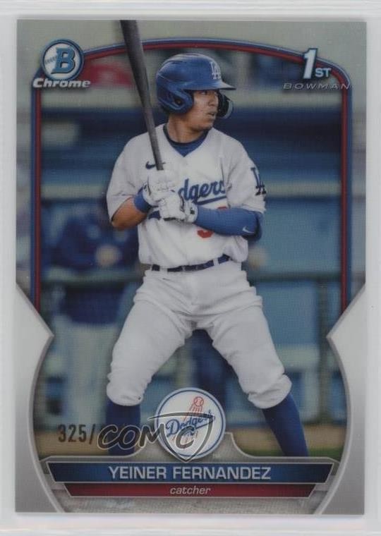2023 Bowman Chrome Prospects Refractor 325/499 Yeiner Fernandez #BCP-138 09wc