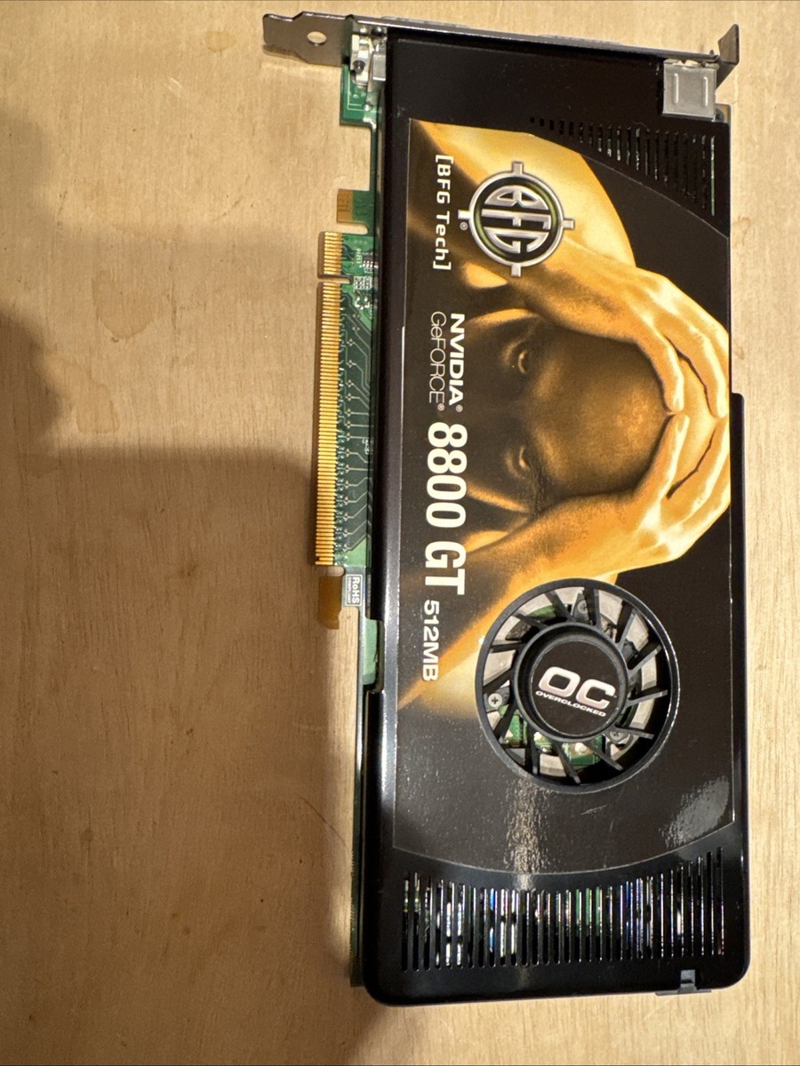 Scheda Video BFG NVIDIA GeForce 8800 GTS 512 MB GDDR3 – PCI Express 2.0 X16, Ricondizionata