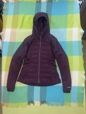 Lululemon Down For It All Puffy Hooded Jacket Red Merlot Womens Sz 8 Athleisure
