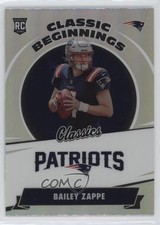 2022 Panini Classics Classic Beginnings Silver Bailey Zappe #CB-21 0yi8
