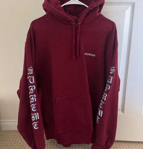 Supreme PEACE HOODED SWEATSHIRT Men Size M - Picture 3 of 6