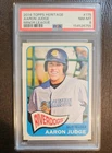 2014 Topps Heritage Minor League #175 Aaron Judge PSA 8 NM MINT RC Yankees MVP