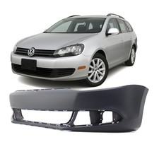Front Bumper Cover For 2011-2014 Volkswagen Jetta W Fog Light Holes