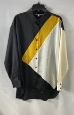Karl Lagerfeld Women Colorblock Blouse Size M