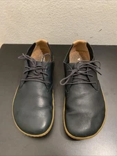 Vivobarefoot Ra II Dark Navy Wild Hide Leather Lace Up Men’s Oxford Shoes 40/8