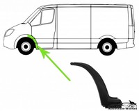Reparaturblech KotflüGel FüR Ford Transit Bus Links Vorne AußEn 91-00