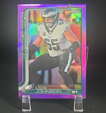 LANE JOHNSON 31/75 Purple Refractor #246 Eagles 2025 Topps Chrome NFL