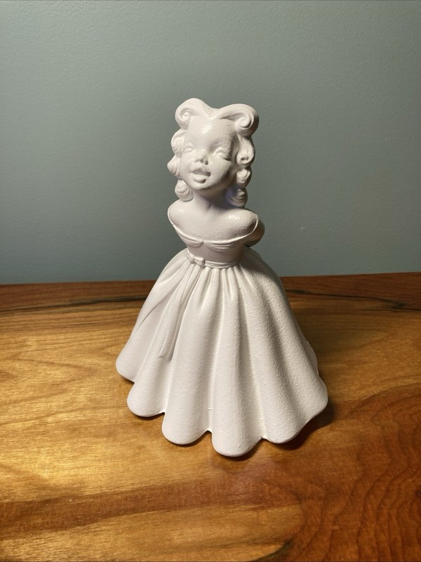 Vintage Holland Mold Southern Belle Girl Lady Figurine Ceramic Painted