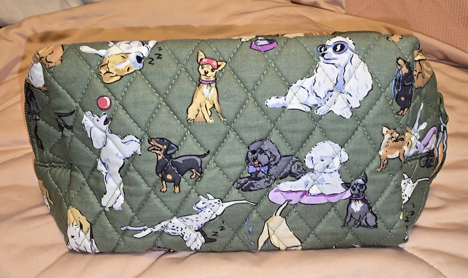 BOLSO DE COSMÉTICOS DE VIAJE MEDIANO VERA BRADLEY Essential parque para perros nuevo con etiquetas Foto 3 de 4