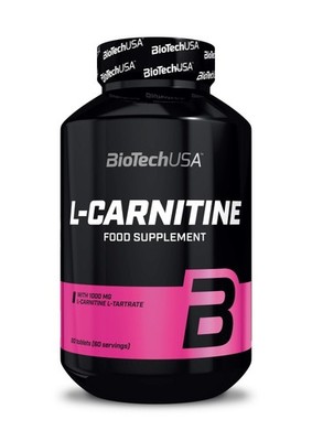 BioTechUSA L-Carnitine 1000mg 60 Tabletten L-Carnitin Fitness Sport Diät Biotech