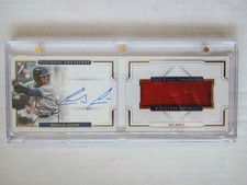 2018 Panini National Treasures Ronald Acuña Jr Signature Material Booklet 81/99