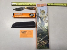 Marbles Knife RARE Stag Caper USA Made Gladstone Michigan LE # 908 Fred Trost