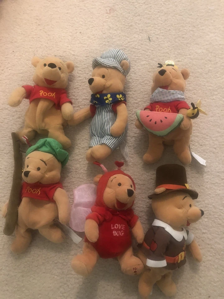 小熊维尼豆豆娃不同服装套装21件 — 第 2/4 张图片