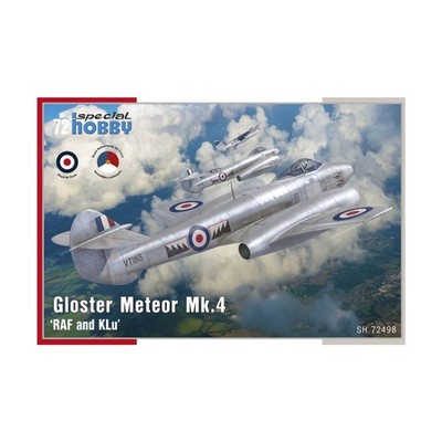 Special Hobby Model 1/72 Gloster Meteor Mk. 4 ''RAF and KLu'' New