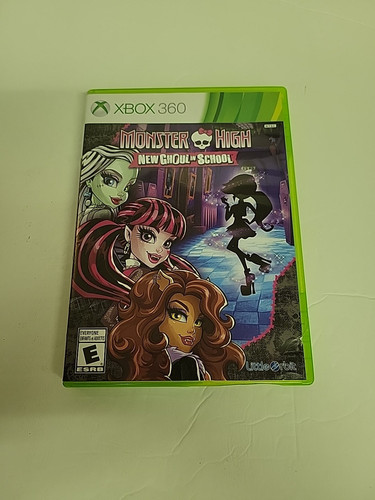 Monster High New Ghoul in School Xbox 360 - Komplett CIB Spiel & Handbuch getestet