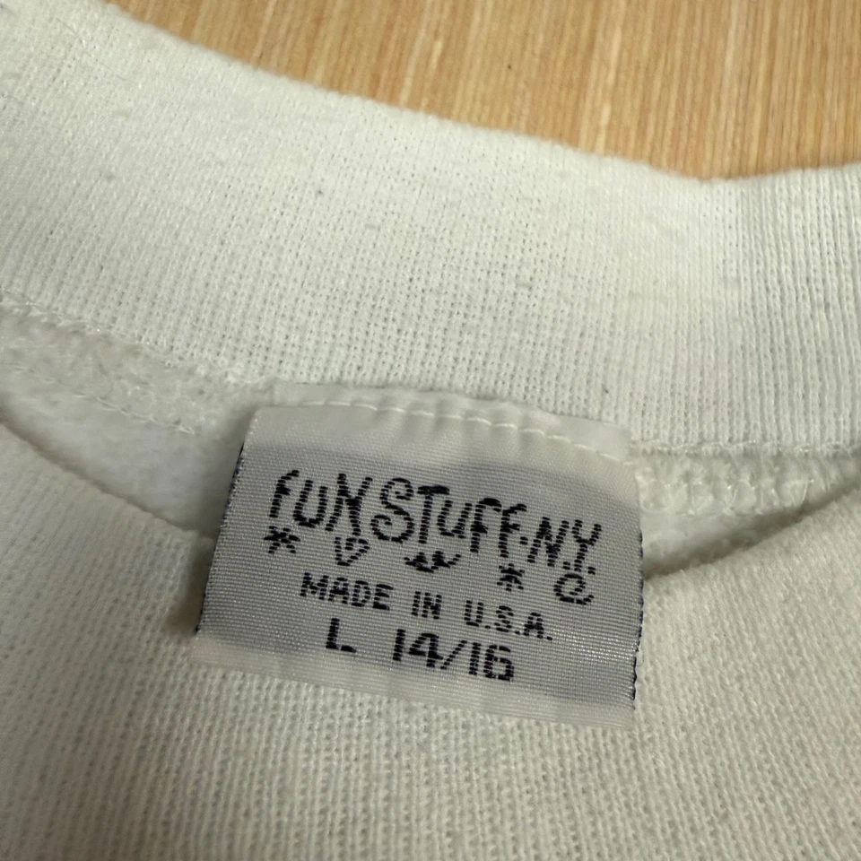 复古 80 年代蝙蝠侠儿童卫衣大号 14-16 男孩男女通用 DC 漫画美国制造 — 第 2/4 张图片