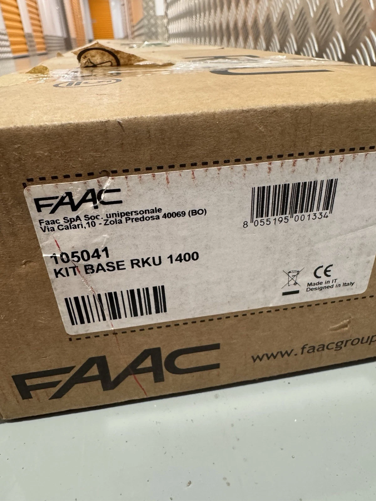 FAAC A1400 RKU Retrofit Base Kit 105041 Sliding Door Operator Brand New 3