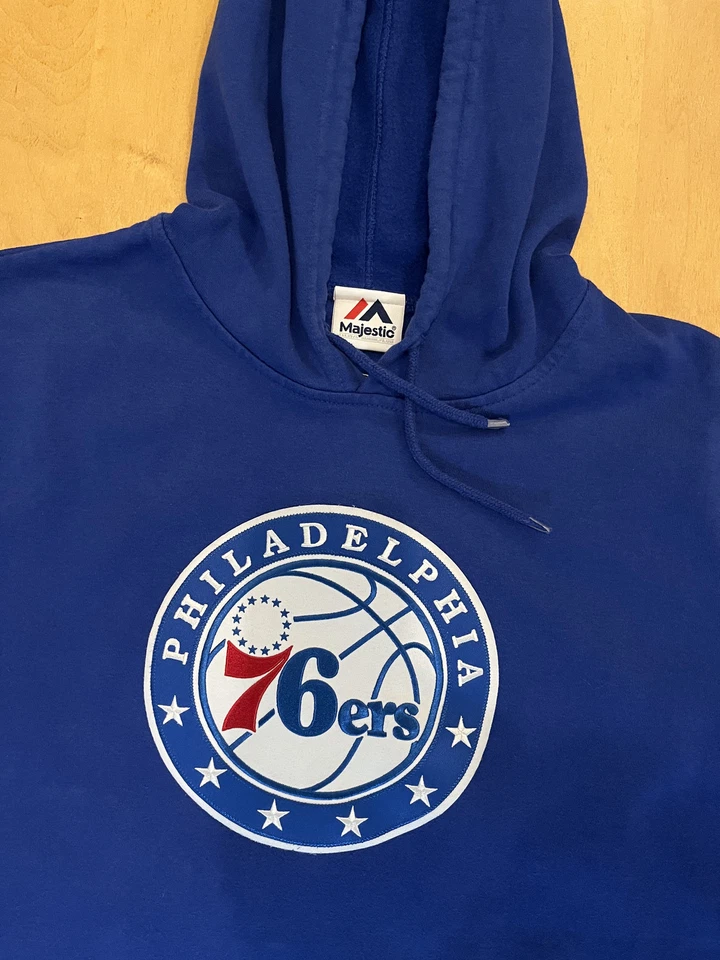 Sudadera con Capucha Moderna Philadelphia 76ers Para Hombre XL Excelente Estado Foto 4 de 4