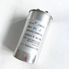 45uF 45MFD CBB65 250VAC Air Conditioner Appliance Motor Start Run Capacitor 250V